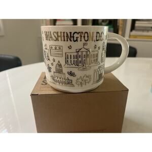 Sturbucks Washington DC Mug New Silver Edition